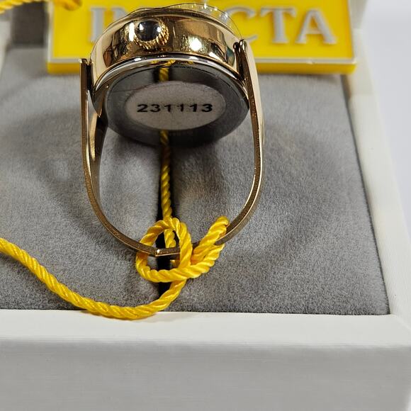 Invicta Angel 49599 Ring Watch Womens Size 7 Gold Tone Crystal NIB main image 4